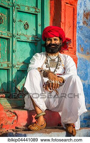Rajasthani man dressed in traditional clothes, Jodhphur, Rajasthan, India, Asia View Large Photo Image Stock Photo - Rajasthani man dressed in traditional clothes, Jodhphur, Rajasthan, India, Asia. Fotosearch