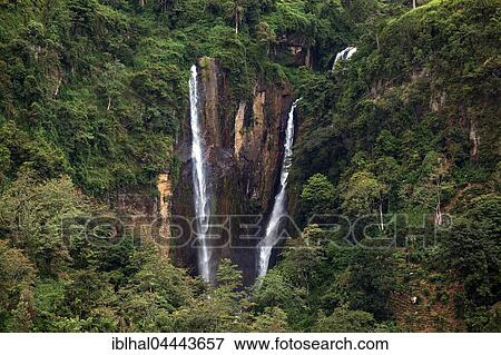 Ramboda Falls, Pussellawa, Kandy-Nuwara Eliya, Central Province, Sri Lanka, Asia View Large Photo Image Stock Photo - Ramboda Falls, Pussellawa, Kandy-Nuwara Eliya, Central Province, Sri Lanka, Asia. Fotosearch