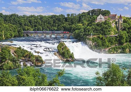 Rhine Falls, Switzerland, Europe View Large Photo Image Stock Image - Rhine Falls, Switzerland, Europe. Fotosearch