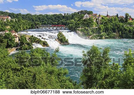 Rhine Falls, Switzerland, Europe View Large Photo Image Stock Photo - Rhine Falls, Switzerland, Europe. Fotosearch