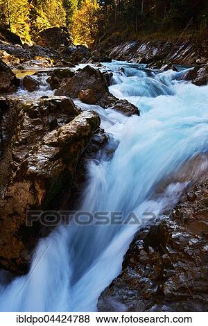 Rissbach torrent, Karwendel Mountains, autumn, near Hinterriss, Tyrol, Austria, Europe View Large Photo Image Stock Photo - Rissbach torrent, Karwendel Mountains, autumn, near Hinterriss, Tyrol, Austria, Europe. Fotosearch