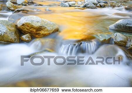 Stock Photo - River Lonza, Valais, Switzerland, Europe. Fotosearch
