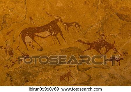 Rock paintings in the Unesco world heritage, Ennedi Plateau, Chad, Africa View Large Photo Image Stock Photo - Rock paintings in the Unesco world heritage, Ennedi Plateau, Chad, Africa. Fotosearch