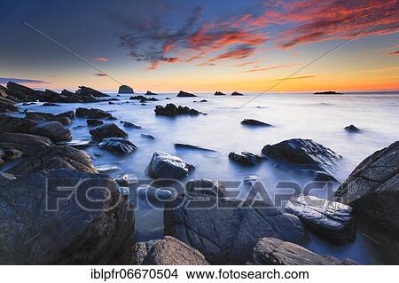 Rocky coast in northwest Scotland, Great Britain View Large Photo Image Picture - Rocky coast in northwest Scotland, Great Britain. Fotosearch