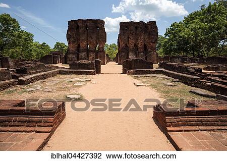 Royal palace ruins, Sacred City, Polonnaruwa, North Central Province, Sri Lanka, Asia View Large Photo Image Stock Image - Royal palace ruins, Sacred City, Polonnaruwa, North Central Province, Sri Lanka, Asia. Fotosearch