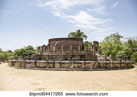 Royal palace ruins, Vatadage, circular relic building, Polonnaruwa, Sri Lanka, Asia View Large Photo Image Stock Photography - Royal palace ruins, Vatadage, circular relic building, Polonnaruwa, Sri Lanka, Asia. Fotosearch