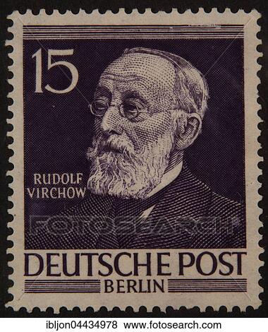 Rudolf Virchow, German physician, portrait on 1952 German stamp View Large Photo Image Stock Photo - Rudolf Virchow, German physician, portrait on 1952 German stamp. Fotosearch