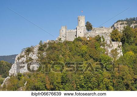 Ruin Neu Falkenstein, Solothurn, Switzerland, Europe View Large Photo Image Stock Photo - Ruin Neu Falkenstein, Solothurn, Switzerland, Europe. Fotosearch