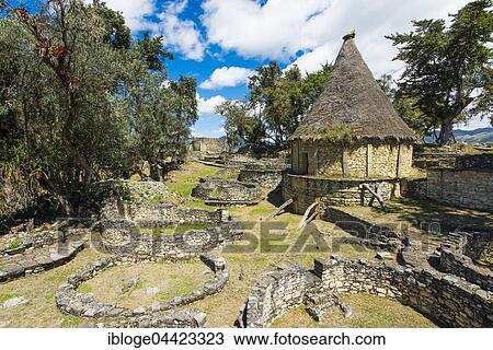 Ruins of round houses, Kuelap fortress, Chachapoyas, Luya Province, Andes, Peru, South America View Large Photo Image Stock Image - Ruins of round houses, Kuelap fortress, Chachapoyas, Luya Province, Andes, Peru, South America. Fotosearch