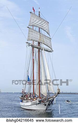 Sailing boat, brig, Hanse Sail, Rostock, Mecklenburg-Western Pomerania, Germany, Europe View Large Photo Image Stock Photography - Sailing boat, brig, Hanse Sail, Rostock, Mecklenburg-Western Pomerania, Germany, Europe. Fotosearch