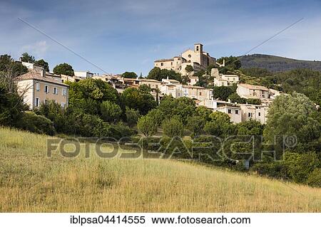 Stock Photography - Saint Jurs, commune, Alpes-de-Haute-Provence, Provence-Alpes-Côte d'Azur, France, Europe. Fotosearch