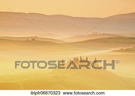 San Quirico d'Orcia (Podere Belvedere), Val d' Orcia, Tuscany, Italy, Europe View Large Photo Image Stock Image - San Quirico d'Orcia (Podere Belvedere), Val d' Orcia, Tuscany, Italy, Europe. Fotosearch