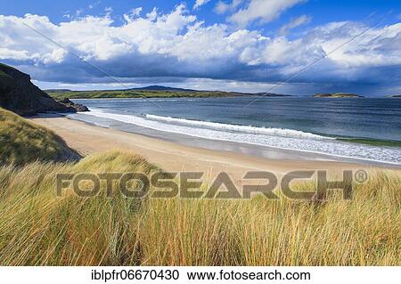 Sandy beach beach coast, Sutherland, Scotland View Large Photo Image Stock Image - Sandy beach beach coast, Sutherland, Scotland. Fotosearch