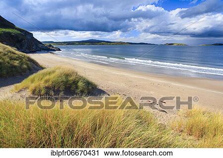 Sandy beach beach coast, Sutherland, Scotland View Large Photo Image Stock Image - Sandy beach beach coast, Sutherland, Scotland. Fotosearch