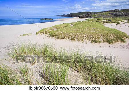 Sandy beach beach on the north coast, Scotland, Great Britain View Large Photo Image Stock Image - Sandy beach beach on the north coast, Scotland, Great Britain. Fotosearch