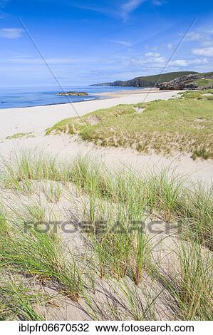 Sandy beach beach on the north coast, Scotland, Great Britain View Large Photo Image Stock Image - Sandy beach beach on the north coast, Scotland, Great Britain. Fotosearch