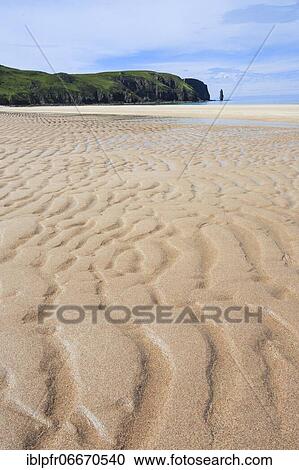 Sandy beach beach on the north coast, Scotland, Great Britain View Large Photo Image Stock Image - Sandy beach beach on the north coast, Scotland, Great Britain. Fotosearch