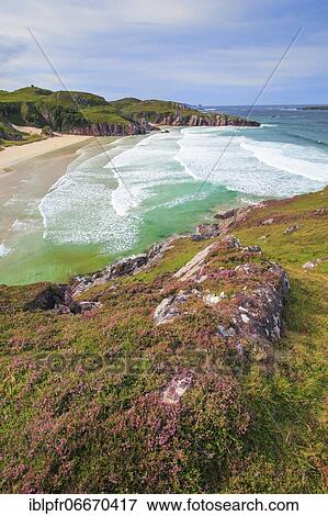 Sangobeg Bay, Sutherland, Scotland View Large Photo Image Stock Photo - Sangobeg Bay, Sutherland, Scotland. Fotosearch