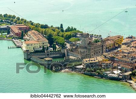 Scaliger Castle, Sirmione, peninsula, Lake Garda, Lombardy, Italy, Europe View Large Photo Image Stock Image - Scaliger Castle, Sirmione, peninsula, Lake Garda, Lombardy, Italy, Europe. Fotosearch