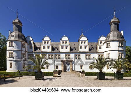 Schloss Neuhaus, Weser Renaissance, Paderborn, East Westphalia-Lippe, North Rhine-Westphalia, Germany, Europe View Large Photo Image Picture - Schloss Neuhaus, Weser Renaissance, Paderborn, East Westphalia-Lippe, North Rhine-Westphalia, Germany, Europe. Fotosearch