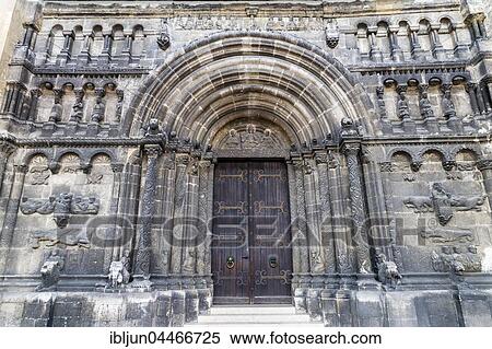 Schottenportal, north portal, romanticism, Scots Monastery or Sankt Jacob Church, Regensburg, Upper Palatinate, Bavaria, Germany, Europe View Large Photo Image Stock Photography - Schottenportal, north portal, romanticism, Scots Monastery or Sankt Jacob Church, Regensburg, Upper Palatinate, Bavaria, Germany, Europe. Fotosearch