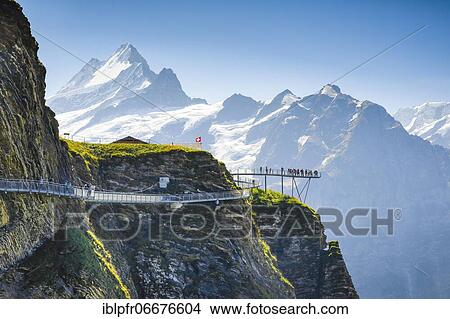 Schreckhorn, 4078 m, First Cliff Walk, Switzerland, Europe View Large Photo Image Picture - Schreckhorn, 4078 m, First Cliff Walk, Switzerland, Europe. Fotosearch