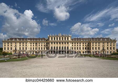 Schönbrunn Palace with palace gardens, Vienna, Austria, Europe View Large Photo Image Stock Image - Schönbrunn Palace with palace gardens, Vienna, Austria, Europe. Fotosearch