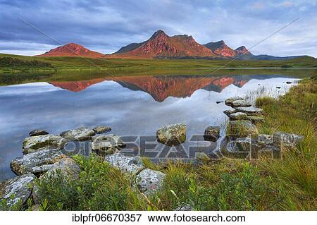 Scottish Highlands, Sutherland, Scotland View Large Photo Image Stock Photo - Scottish Highlands, Sutherland, Scotland. Fotosearch