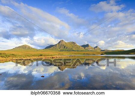 Scottish Highlands, Sutherland, Scotland View Large Photo Image Stock Photo - Scottish Highlands, Sutherland, Scotland. Fotosearch