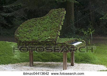 Sculpture from plants, grand piano, Parc Floral et Tropical de la Court d' Aron, Saint Cyr en Talmondais, Vandee, France, Europe View Large Photo Image Stock Image - Sculpture from plants, grand piano, Parc Floral et Tropical de la Court d' Aron, Saint Cyr en Talmondais, Vandee, France, Europe. Fotosearch