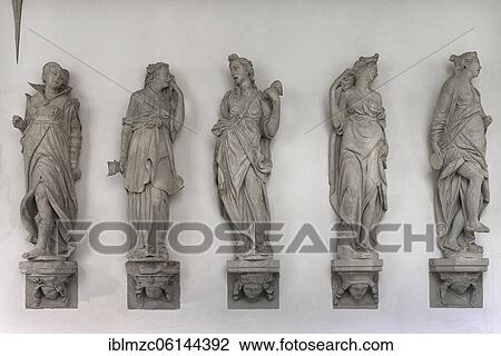 Sculptures of the foolish virgins in the cloister of St. Paulus Cathedral, Münster, North Rhine-Westphalia, Germany, Europe View Large Photo Image Stock Image - Sculptures of the foolish virgins in the cloister of St. Paulus Cathedral, Münster, North Rhine-Westphalia, Germany, Europe. Fotosearch