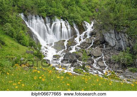 Stock Photography - Seven wells, Simmental, Bern, Switzerland, Europe. Fotosearch
