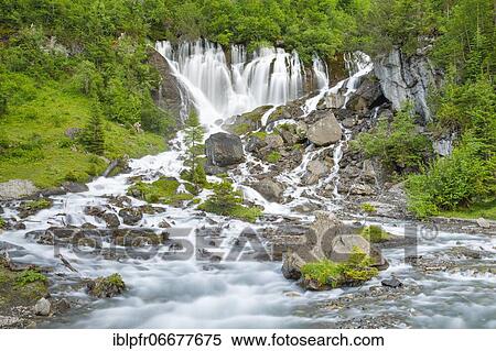 Stock Photography - Seven wells, Simmental, Bern, Switzerland, Europe. Fotosearch