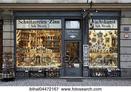 Shop with devotional objects and souvenirs, St. Peter's Square, Munich, Bavaria, Germany, Europe View Large Photo Image Stock Photo - Shop with devotional objects and souvenirs, St. Peter's Square, Munich, Bavaria, Germany, Europe. Fotosearch