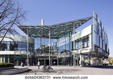 shopping centre Erlangen arcades, Erlangen, Middle Franconia, Bavaria, Germany, Europe View Large Photo Image Stock Image - shopping centre Erlangen arcades, Erlangen, Middle Franconia, Bavaria, Germany, Europe. Fotosearch