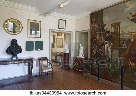 Showroom, Napoleon Museum, Musée Napoléonien, Ile-d'Aix, Charente-Maritime, France, Europe View Large Photo Image Picture - Showroom, Napoleon Museum, Musée Napoléonien, Ile-d'Aix, Charente-Maritime, France, Europe. Fotosearch