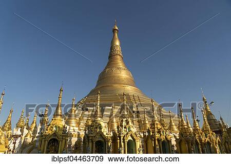 Shwedagon Zedi Daw, Shwedagon Pagoda, Yangon, Myanmar, Asia View Large Photo Image Stock Photo - Shwedagon Zedi Daw, Shwedagon Pagoda, Yangon, Myanmar, Asia. Fotosearch