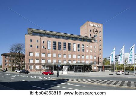 Siemens Schuckertscher administration building, called Himbeerpalast, Raspberry Palace, office and administration building of Siemens, Erlangen, Middle Franconia, Bavaria, Germany, Europe View Large Photo Image Stock Photograph - Siemens Schuckertscher administration building, called Himbeerpalast, Raspberry Palace, office and administration building of Siemens, Erlangen, Middle Franconia, Bavaria, Germany, Europe. Fotosearch