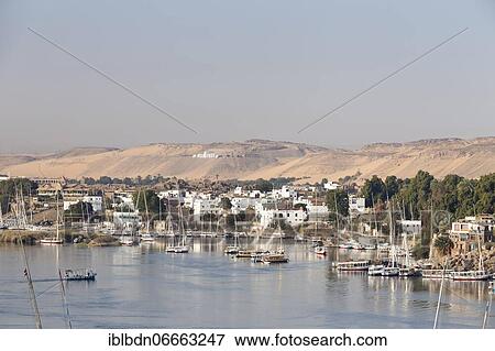 Siou, nubian village on Elephantine Island, Aswan, Egypt, Africa View Large Photo Image Stock Photo - Siou, nubian village on Elephantine Island, Aswan, Egypt, Africa. Fotosearch