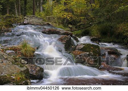 Small waterfall, River Ilse, Harz National Park, Saxony-Anhalt, Germany, Europe View Large Photo Image Stock Photograph - Small waterfall, River Ilse, Harz National Park, Saxony-Anhalt, Germany, Europe. Fotosearch