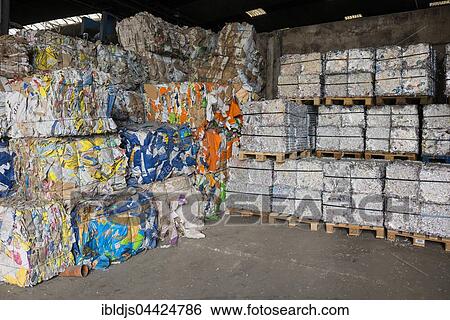 Sorted and baled garbage, plastic, aluminum, paper, recycling View Large Photo Image Stock Photograph - Sorted and baled garbage, plastic, aluminum, paper, recycling. Fotosearch