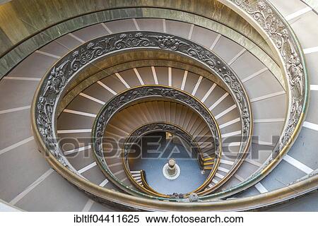 Spiral staircase, Vatican Museum, Rome, Lazio, Italy, Europe View Large Photo Image Stock Photography - Spiral staircase, Vatican Museum, Rome, Lazio, Italy, Europe. Fotosearch