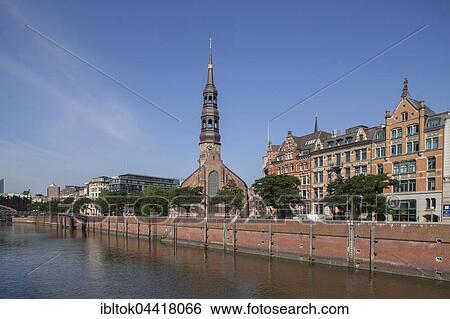 St. Catherine's Church, Zollkanal, Hamburg, Germany, Europe View Large Photo Image Stock Photograph - St. Catherine's Church, Zollkanal, Hamburg, Germany, Europe. Fotosearch
