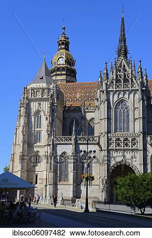 St. Elisabeth Cathedral or Kashov Cathedral, Kosice or Kashov, Slovakia, Europe View Large Photo Image Stock Image - St. Elisabeth Cathedral or Kashov Cathedral, Kosice or Kashov, Slovakia, Europe. Fotosearch