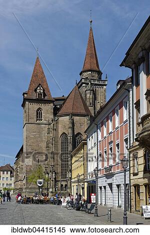 St. John's Church, Martin-Luther-Platz, Ansbach, Middle Franconia, Franconia, Bavaria, Germany, Europe View Large Photo Image Stock Photography - St. John's Church, Martin-Luther-Platz, Ansbach, Middle Franconia, Franconia, Bavaria, Germany, Europe. Fotosearch