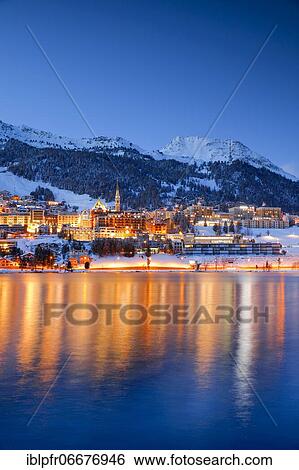 St. Moritz and Lake St. Moritz, Grisons, Switzerland, Europe View Large Photo Image Stock Photograph - St. Moritz and Lake St. Moritz, Grisons, Switzerland, Europe. Fotosearch