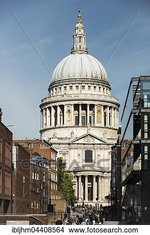 St Paul's Cathedral, London, England, United Kingdom, Europe View Large Photo Image Picture - St Paul's Cathedral, London, England, United Kingdom, Europe. Fotosearch