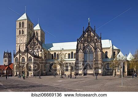 St. Paul's Cathedral, Münster, Münsterland, Westphalia, North Rhine-Westphalia, Germany, Europe View Large Photo Image Stock Photograph - St. Paul's Cathedral, Münster, Münsterland, Westphalia, North Rhine-Westphalia, Germany, Europe. Fotosearch