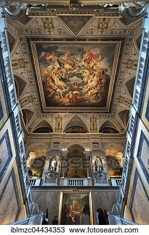 Stairwell, fresco, Museum of Natural History, opened in 1889, Vienna, Austria, Europe View Large Photo Image Stock Image - Stairwell, fresco, Museum of Natural History, opened in 1889, Vienna, Austria, Europe. Fotosearch