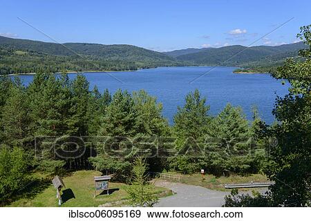 Stock Photo - Starina Reservoir, Poloniny National Park, Forest Carpathians, Slovakia, Europe. Fotosearch